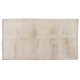 Minimalist Anatolian "Tulu" Rug made of Natural Undyed Wool