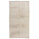 Minimalist Anatolian "Tulu" Rug made of Natural Undyed Wool