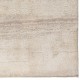 Minimalist Vintage Turkish Tulu Rug Made of Natural Undyed Ivory Wool Minimalist Vintage Turkish Tulu Rug Made of Natural Undyed Ivory Wool