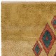Handknotted Moroccan Berber Tulu Rug. 100% Wool. Beni Ourain style Mustard Yellow Carpet. Custom Options Available. Made to Measure
