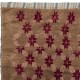 Vintage Turkish Karapinar Rug with Floral Lattice Design in Brown and Red Vintage Turkish Karapinar Rug with Floral Lattice Design in Brown and Red