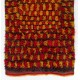 Vintage Tulu Rug in Red, Yellow and Brown Colors