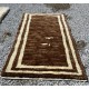 Hand-knotted Moroccan Berber Style Tulu Rug Made of Natural Beige and Brown Wool. Custom Options Available