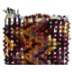 Vintage Kilim with Wool Poms. Flatweave Rug. Floor & Bed Cover, Wall Hanging.