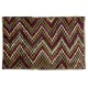 Checkered Zig Zag Design Tulu Rug