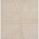 Vintage Tulu Rug Made of Natural Undyed Cream and Gray Wool, Custom Options