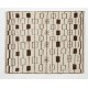 Contemporary Moroccan Rug, 100% Natural Undyed Wool, Custom Options Available