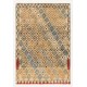 Tulu Rug in Muted Colors with Overall Stylized Floral Heads Pattern