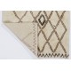 New Moroccan Tulu Rug Made of %100 Natural Undyed Wool. Custom Options Available