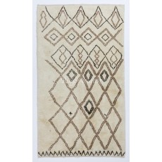 New Moroccan Tulu Rug Made of %100 Natural Undyed Wool. Custom Options Available