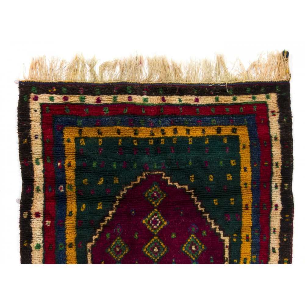 Vintage Handmade Turkish  "Tulu" Prayer Rug
