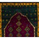 Vintage Handmade Turkish  "Tulu" Prayer Rug