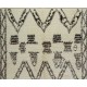 Hand-Knotted Moroccan Beni Ourain Berber Rug, 100% Natural Wool