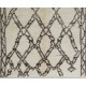 Hand-Knotted Moroccan Beni Ourain Berber Rug, 100% Natural Wool