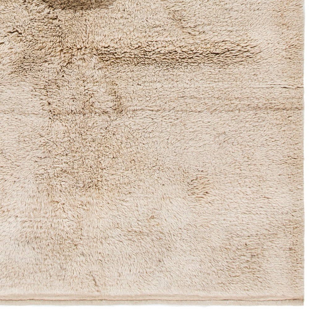 Hand Knotted Tulu Rug with Minimalist Design, Made-to-Order, Customizable