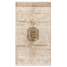 Hand Knotted Tulu Rug with Minimalist Design, Made-to-Order, Customizable