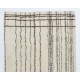 Contemporary Moroccan Rug Made of Natural Undyed Wool