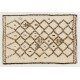 Boho Chic Moroccan Rug, 100% Natural Undyed Wool, Custom Options Available