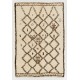 Boho Chic Moroccan Rug, 100% Natural Undyed Wool, Custom Options Available