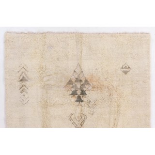 Modern Handmade Tulu Rug, 100% Natural Undyed Wool, Custom Options Available
