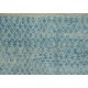 Moroccan Berber Rug in Light Blue and Ivory, 100% Wool, Custom Options Available