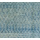 Moroccan Berber Rug in Light Blue and Ivory, 100% Wool, Custom Options Available