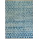 Moroccan Berber Rug in Light Blue and Ivory, 100% Wool, Custom Options Available