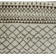 Contemporary Handmade Moroccan Rug Made of Natural Undyed Wool