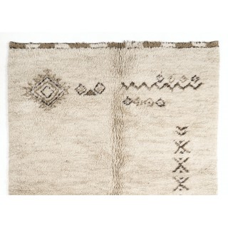 Hand Knotted Tulu Rug, 100% Natural Undyed Wool, Custom Options Available