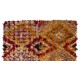 One-of-a-Kind Happy and Hippie Vintage Turkish Tulu Rug