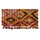 One-of-a-Kind Happy and Hippie Vintage Turkish Tulu Rug