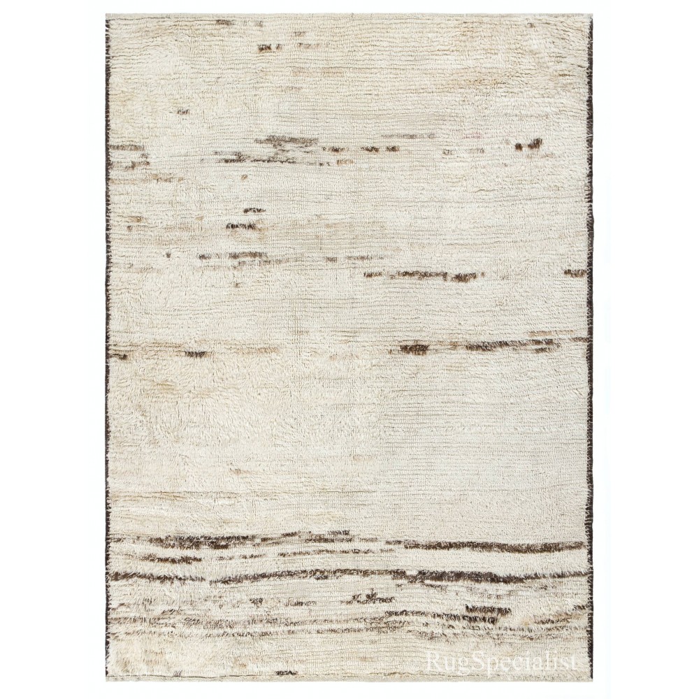 Minimalist Handmade Turkish "Tulu" Rug, 100% Wool, Made-to-Order, Customizable