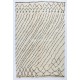 Contemporary Moroccan Rug Made of Natural Cream and Brown Wool