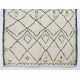 Moroccan Beni Ourain Berber Rug Made of Natural Undyed Wool