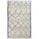 Moroccan Beni Ourain Berber Rug Made of Natural Undyed Wool