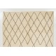 Contemporary Moroccan Tulu Rug Made of %100 Natural Undyed Wool