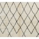 Contemporary Moroccan Rug Made of Natural Wool, Diamond Design Tulu Carpet