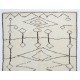 Moroccan Berber Rug Made of Natural Undyed Wool