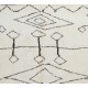 Moroccan Berber Rug Made of Natural Undyed Wool