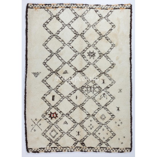 Moroccan Rug. 100% Natural Wool. CUSTOM OPTIONS Available in 5 weeks