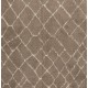 Contemporary Moroccan Rug Made of Natural Mocha Brown Wool