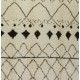 New Moroccan Rug Made of %100 Natural Undyed Wool. CUSTOM OPTIONS Available