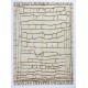 Contemporary Moroccan Beni Ourain Rug Made Of Un-dyed Natural Wool