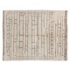 Handmade Beni Ourain Moroccan Tulu Rug Made of Natural Undyed Wool