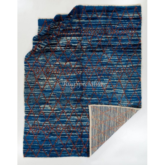 Modern Natural Dyed Moroccan Beni Qurain Berber Rug. Custom Options Available Modern Natural Dyed Moroccan Beni Qurain Berber Rug. Custom Options Available