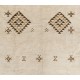 Handmade Vintage "Tulu" Rug, 100% Natural Undyed Wool, Custom Options Available