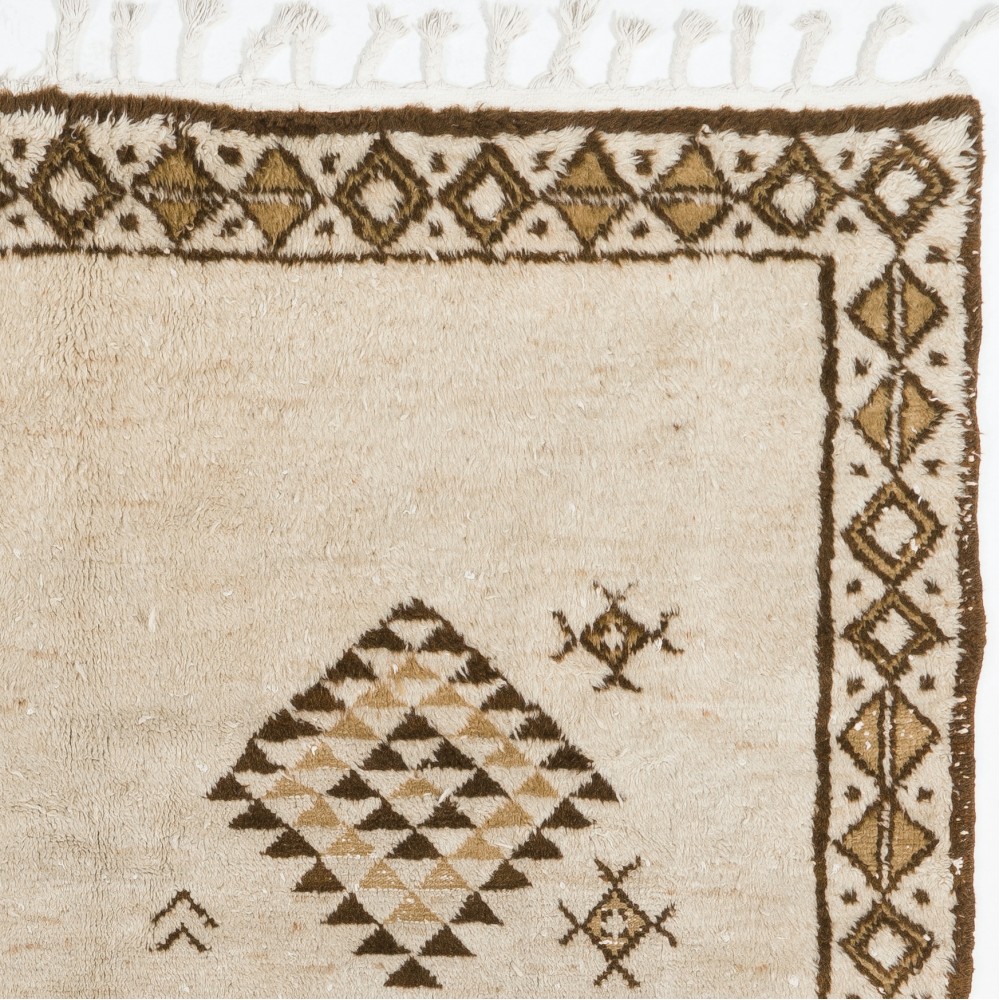 Vintage Tulu Rug, Hand-knotted Carpet Made of 100% Wool, Custom Options Available Vintage Tulu Rug, Hand-knotted Carpet Made of 100% Wool, Custom Options Available