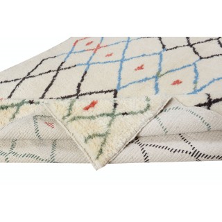 Moroccan Berber Tulu Rug, 100% Soft, Cozy Wool, Hand-Knotted Carpet