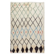 Moroccan Berber Tulu Rug, 100% Soft, Cozy Wool, Hand-Knotted Carpet