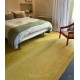 Hand-knotted Rug in Solid Yellow Color. 100% Wool. Contemporary Handmade Carpet. Custom Options Available. Made to Measure